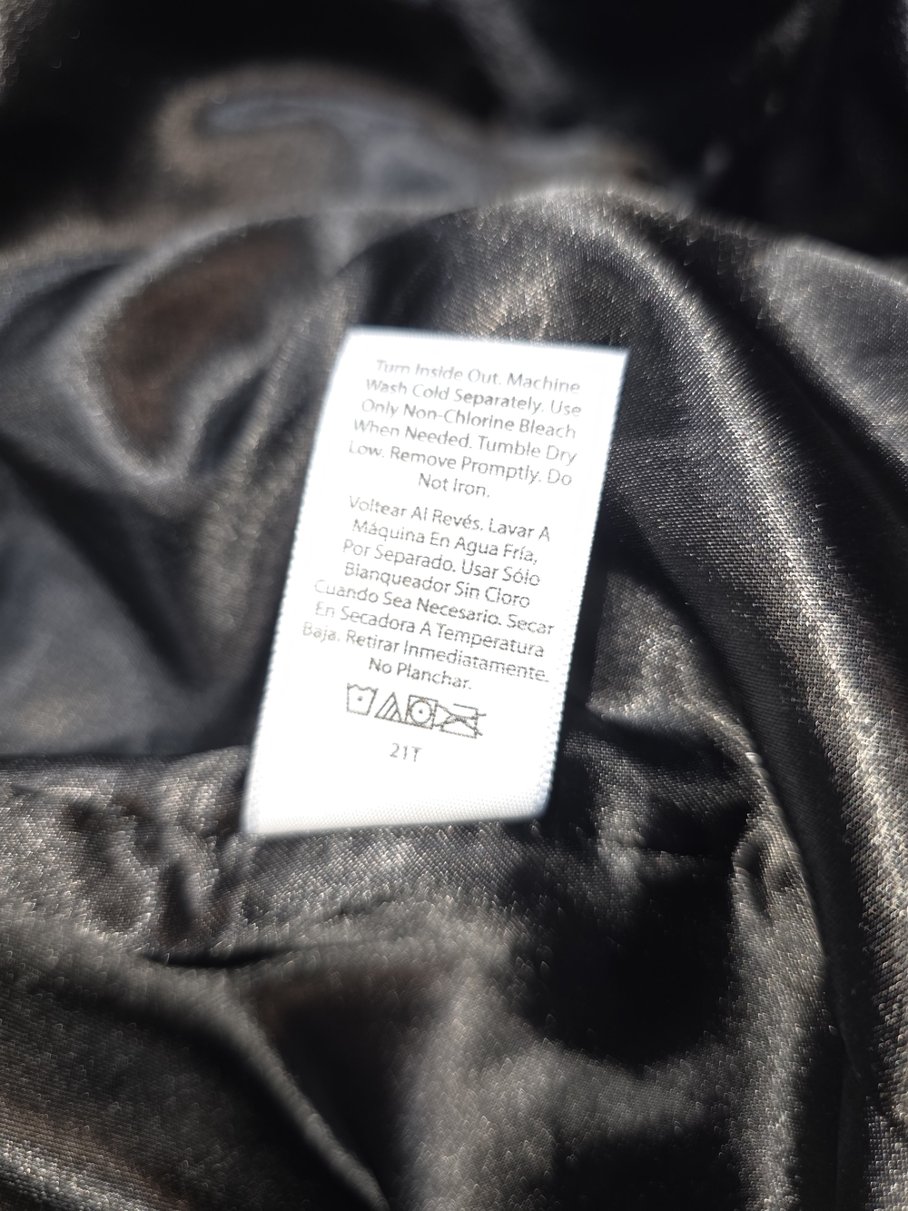 Time and Tru Black Faux Fur Teddy Jacket - Picture 8 of 8